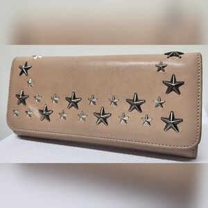 JIMMY CHOO Star Stud Leather Wallet ****SALE SALE SALE****